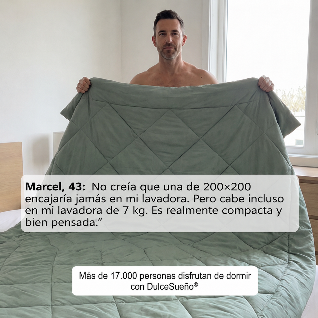 DulceSueño® — La sábana 2 en 1 de secado rápido que elimina la necesidad de ropa de cama.