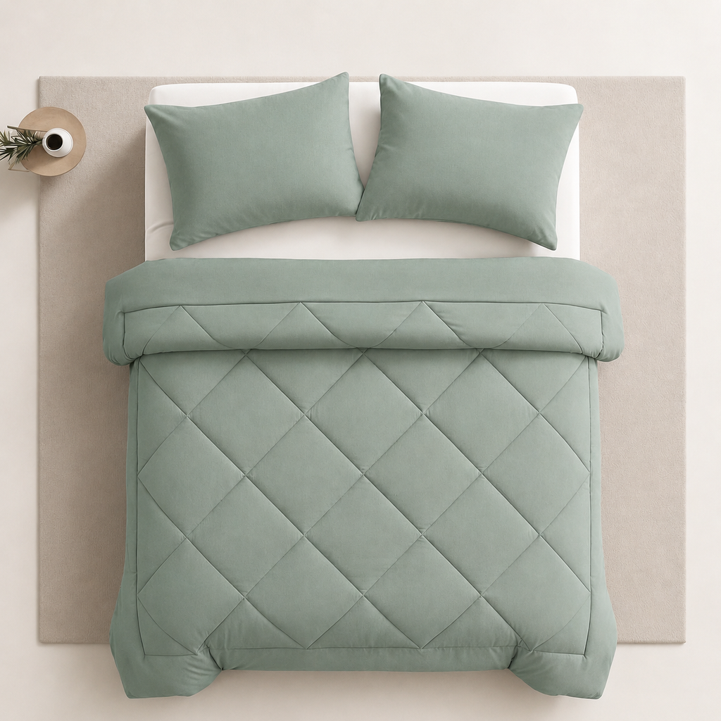 DulceSueño® — La sábana 2 en 1 de secado rápido que elimina la necesidad de ropa de cama.