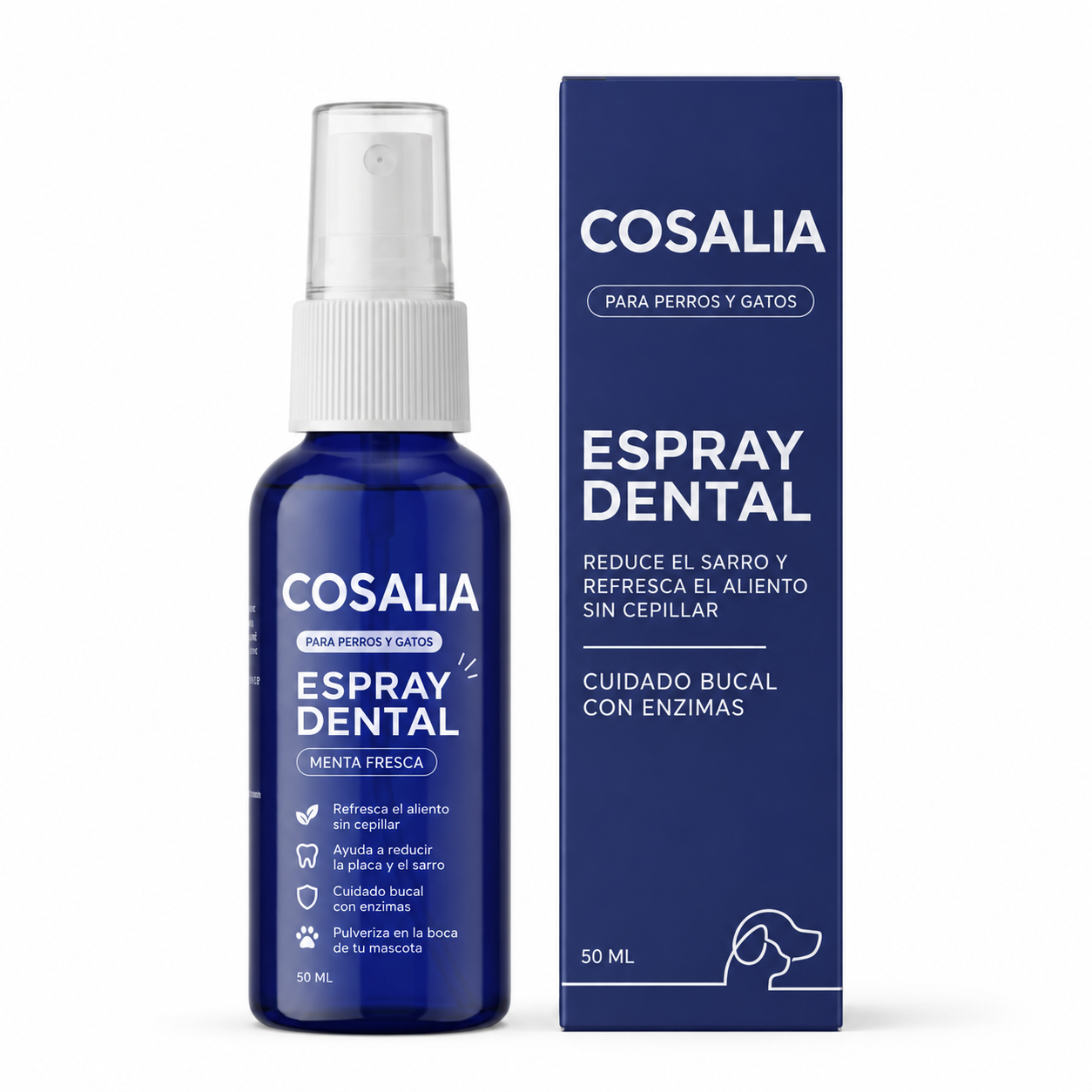 Espray dental Cosalia para perros y gatos