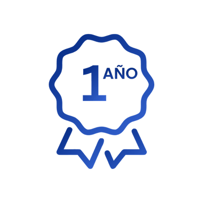 1 año de<br>garantía