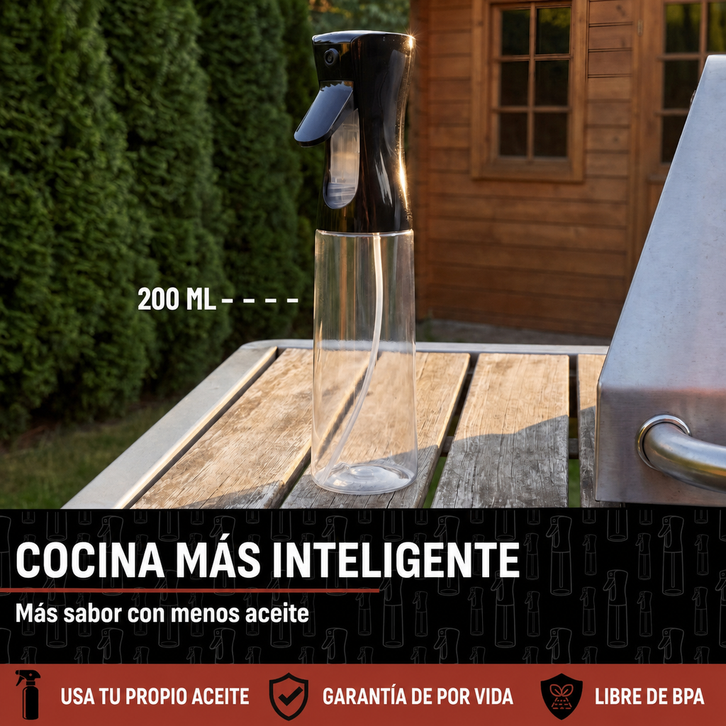 Cocina más inteligente con el Spray Barbacoa